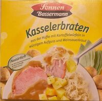 Kasselerbraten aus der Hüfte mit Kartoffelwürfeln in...