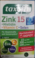 Zink 15 Histidin Vitamin C Selen