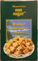 Brauner Würfel-Rohrzucker