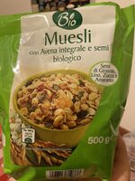 Muesli con avena integrale e semi biologico