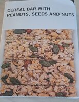 Cereal Bar With Peanuts, Seeds And Nuts