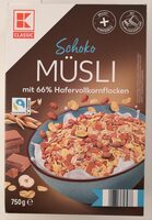 Schokomüsli mit 66% Hafervollkornflocken