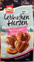 Lebkuchenherzen pflaumenfüllung