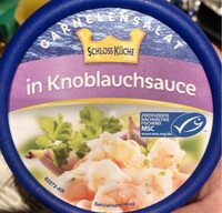 Garnelensalat in knoblauchsauce
