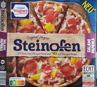 Steinofen Salami Paprika pizza
