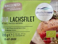 Bio Lachsfilet mit Haut