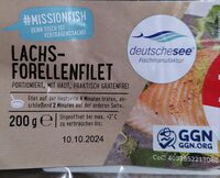 Lachsforellenfilet mit Haut