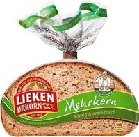 Lieken Urkorn Mehrkorn 4009249002338 Mehrkornbrot mit 38% Weizen, 13% Roggen- und 4,4% Haferanteil - Inhalt 500g