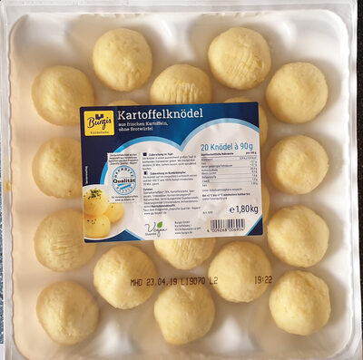 Kartoffelknödel aus frischen Kartoffeln, ohne Brotwürfel