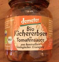 Bio Kichererbsen in Tomatensauce