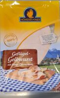 Geflügel Gelbwurst