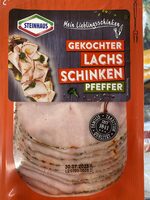 Gekochter Lachsschinken Pfeffer