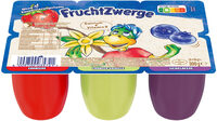 FruchtZwerge Erdbeere/Erdbeere-Vanille/Heidelbeer