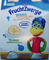 Milchmischerzeugnis mit 3,6% Bananen, 1,9% Fett im Milchanteil.