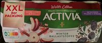 Danone ACTIVIA® XXL Winter Edition Hafer, Apfel & Zimt / Leinsamen & getrocknete Pflaume (8 x 115g) = 920g