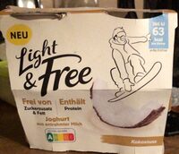 Danone Light & Free Joghurt Kokos 2 x (2 x 115g) = 460g