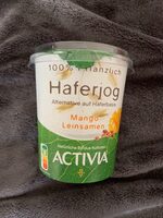 Danone ACTIVIA® 100% Pflanzlich Haferjog Mango-Leinsamen 350g