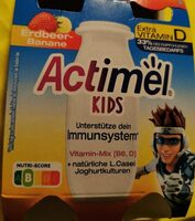 Danone Actimel® Kids Erdbeer-Banane 4 x 100g = 400g