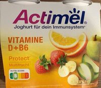 Danone Actimel® Joghurt Multifrucht 4 x 115g = 460g