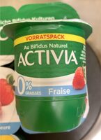 Danone ACTIVIA® Erdbeer 0% 720g (6 x 120g)