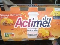 Danone Actimel® Mango Kurkuma & Goji Beere mit Vitamin B6 & D 8 x 100g = 800g