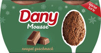 Danone Dany Mousse Nougat Geschmack, Winter Sorte 2x (2x60g) = 240g