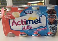 Danone Actimel® KIDS ERDBEER/BANANA 8X100G