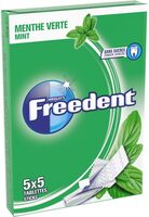 Freedent Menthe Verte - Chewing-gum sans sucres