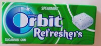 Orbit Refreshers Spearmint x7 14.4g Sugar Free