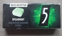5 Gum Handypack Spearmint