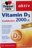 Vitamin D3 hochdosiert 2000 i. E.