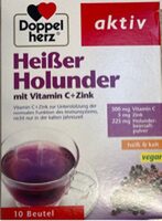 Heißer Holunder mit Vitamin C + Zink
