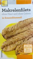 Makrelenfilets, ohne Hautund ohne Gräten