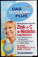 Zink + C + Histidin Lutschtabletten