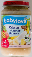 Kokos in Ananas-Banane
