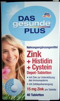 Zink + Histidin + Cystein Depot-Tabletten