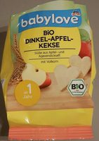 Bio dinkel-apfel kekse