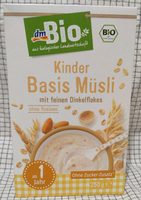 Kinder Basis Müsli mit feinen Dinkelflakes