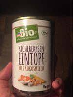 Ragoût de pois chiches au lait de coco