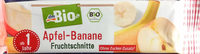 Apfel-Banane Fruchtschnitte