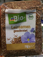 Leinsamen geschrotet