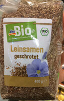 Leinsamen geschrotet
