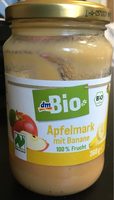 Apfelmark mit Banane