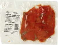 Chutes de saumon fumé décongelées