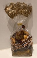 S-Edelbutterspritzgebäck halb in Zartbitterschikolade