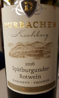 Spätburgunder Rotwein trocken 2016