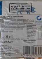 Delikatesse Leberwurst
