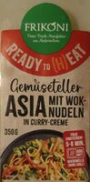 Ready to (H)eat Gemüseteller Asia mit Wok-Nudeln in Curry-Creme