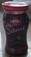 Samt Schwarz Früchte