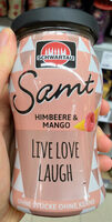 Himbeere und Mango